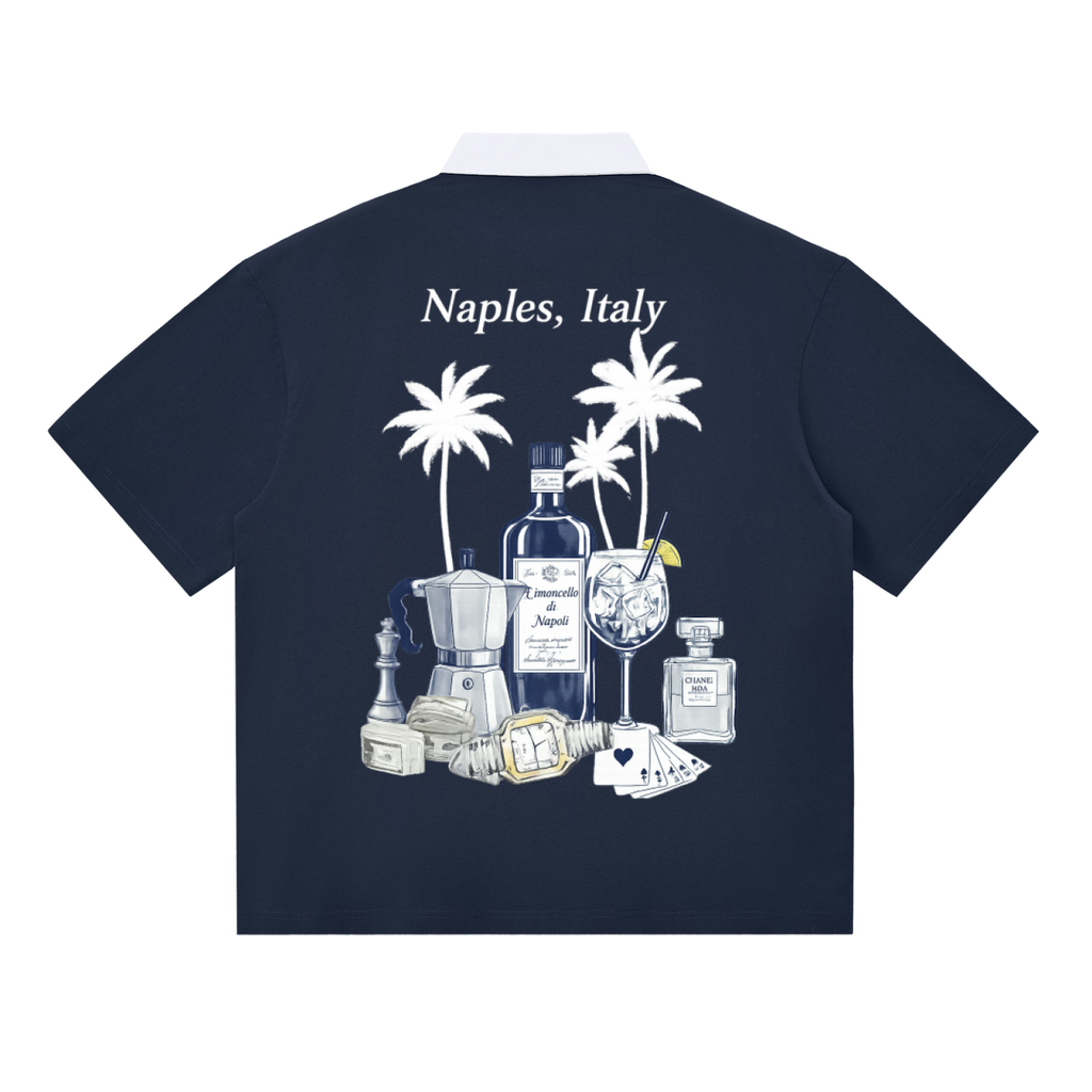 Naples: Essential Contrast Polo Shirt