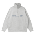 Monaco: Quarter-Zip Drop Shoulder Sweatshirt
