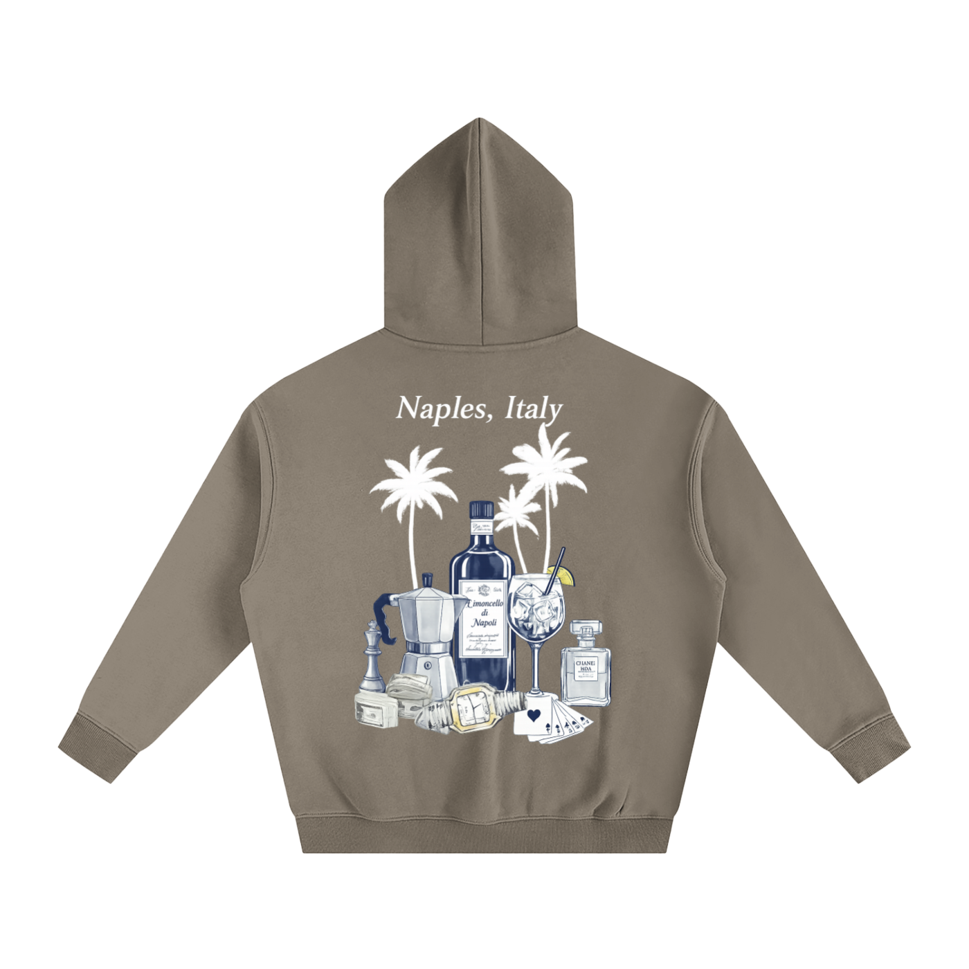 Naples: Oversize Fleeced Hoodie