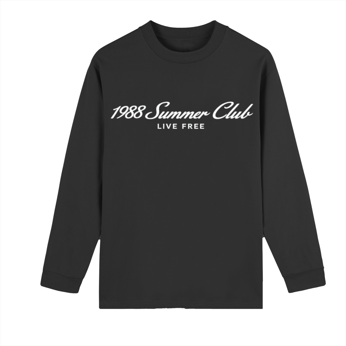 Mykonos Crew Neck Drop Shoulder Long Sleeve Shirt