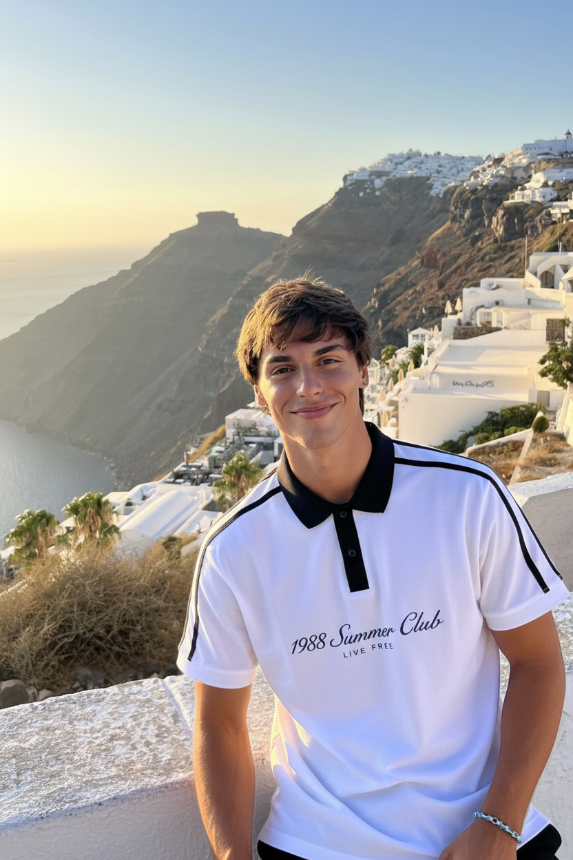 1988 Summer Club Full Polo - Santorini
