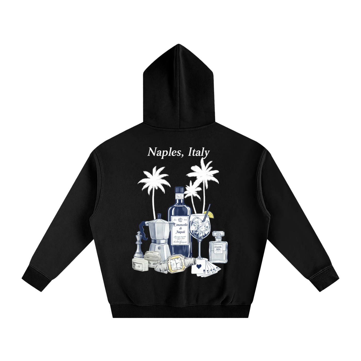 Naples: Oversize Fleeced Hoodie