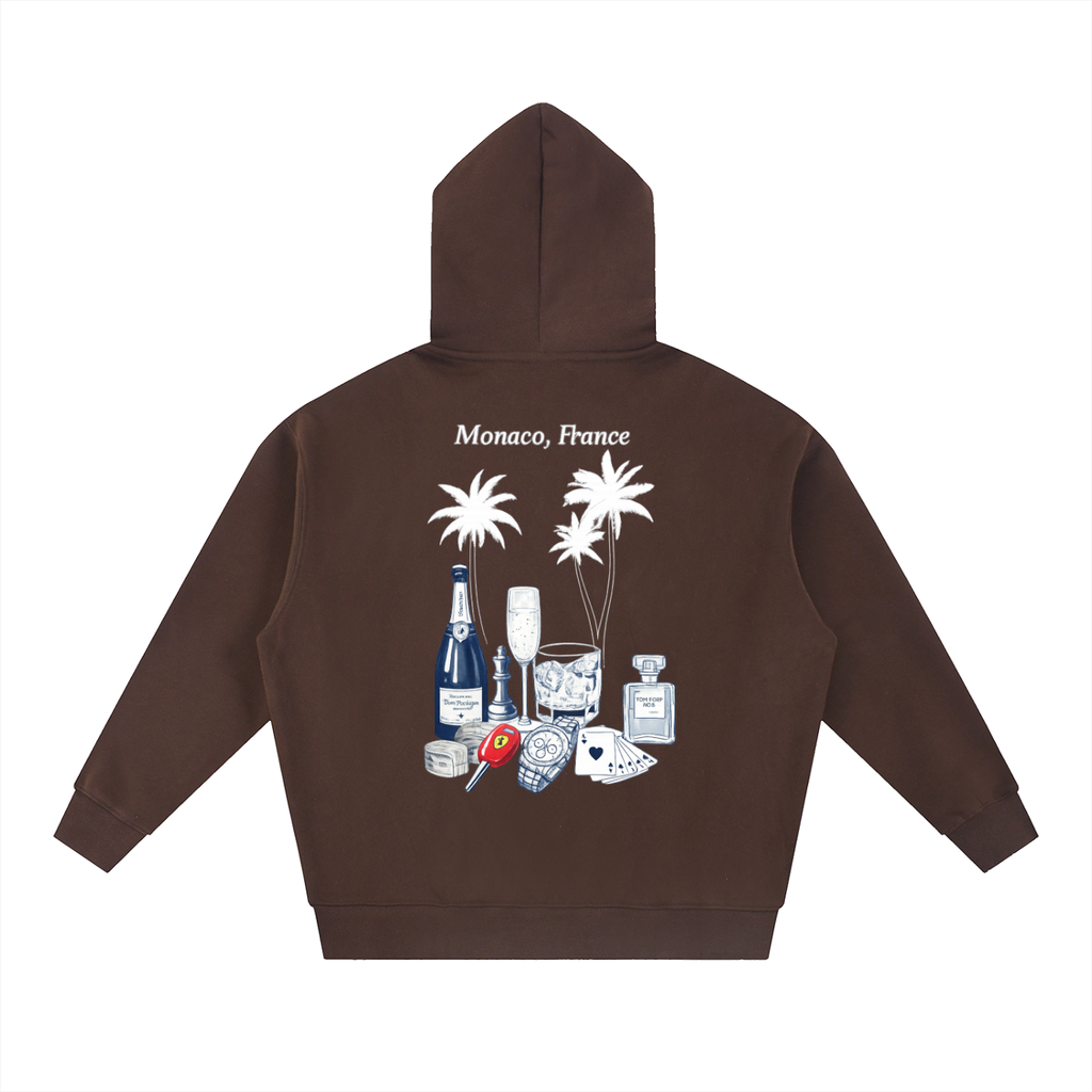 Monaco: Essential Oversized Fleece Boxy Hoodie