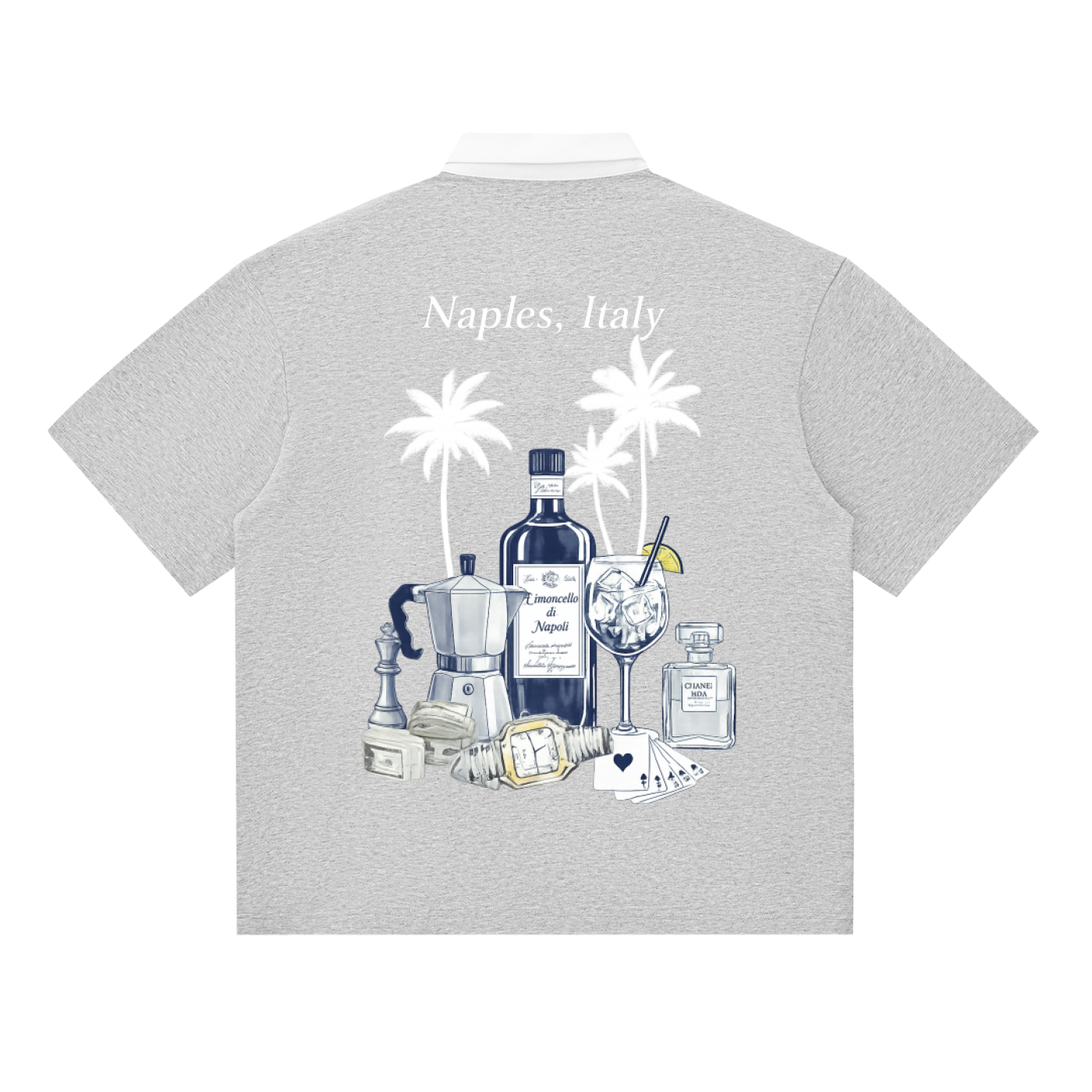 Naples: Essential Contrast Polo Shirt