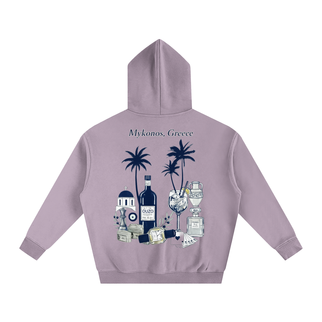 Mykonos Oversize Fleeced Hoodie