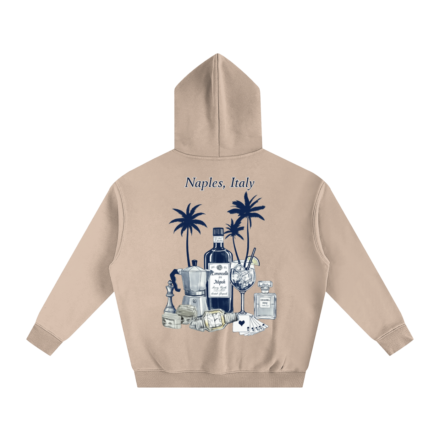 Naples: Oversize Fleeced Hoodie