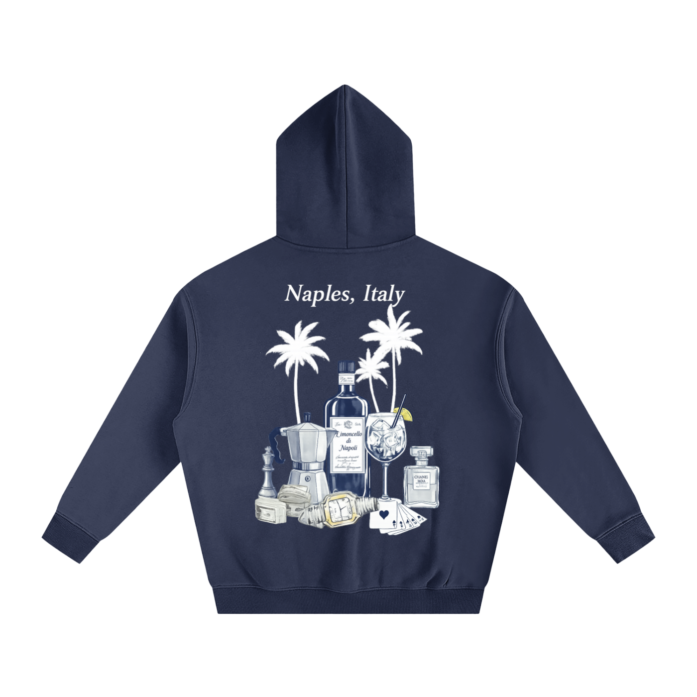 Naples: Oversize Fleeced Hoodie