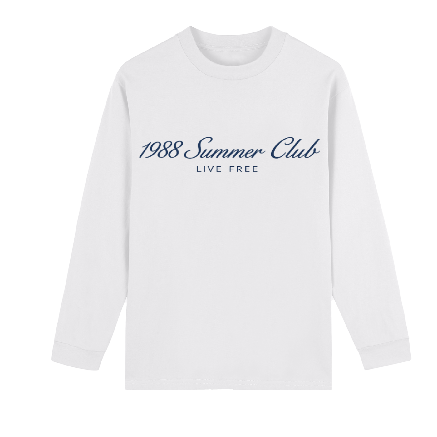 Mykonos Crew Neck Drop Shoulder Long Sleeve Shirt