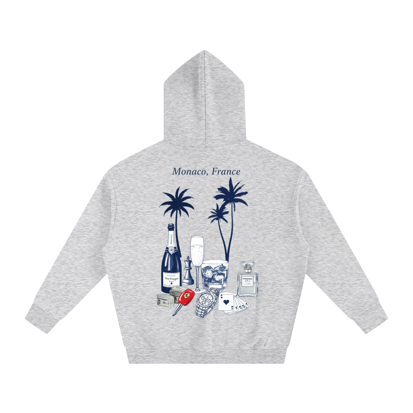 Monaco: Oversize Fleeced Hoodie