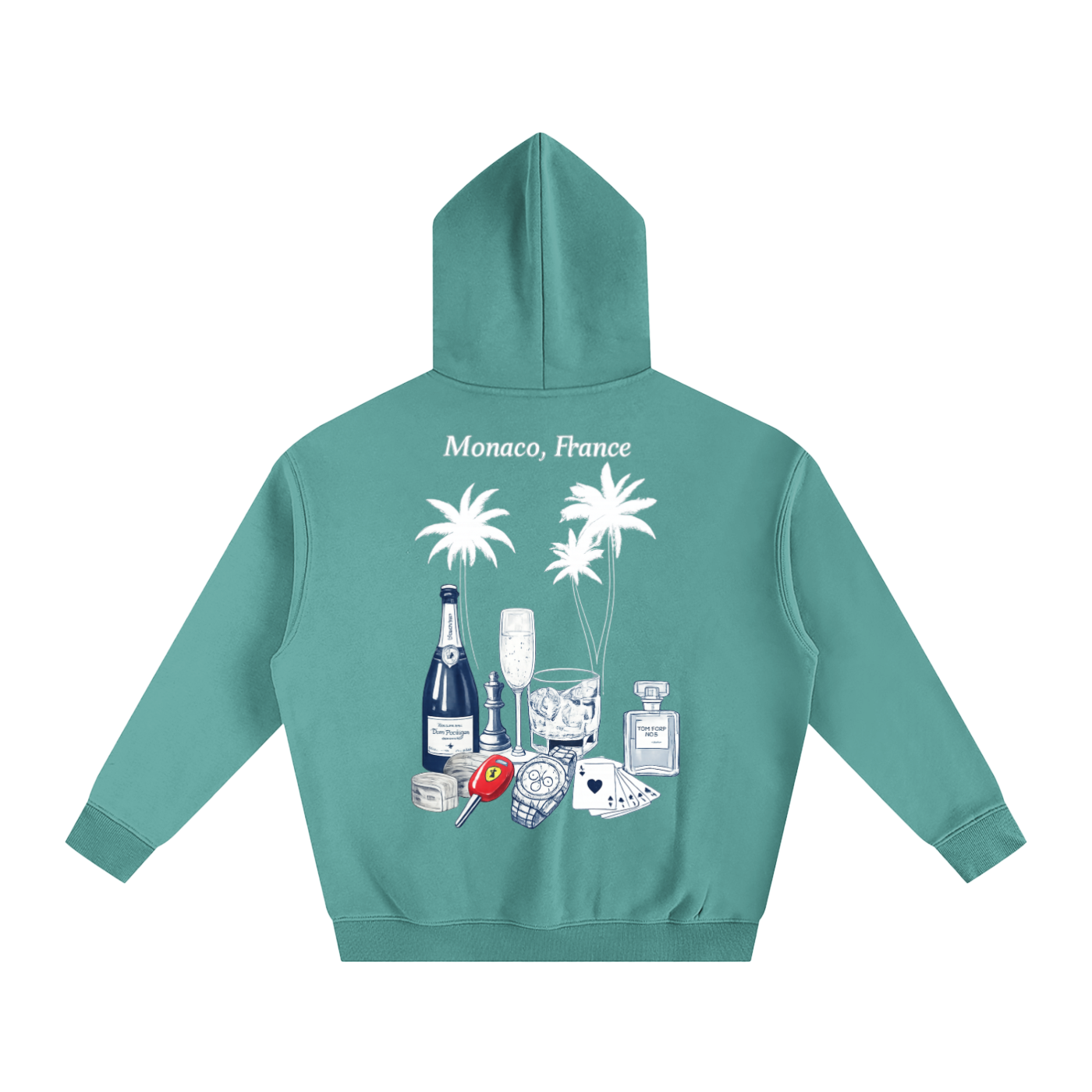 Monaco: Oversize Fleeced Hoodie