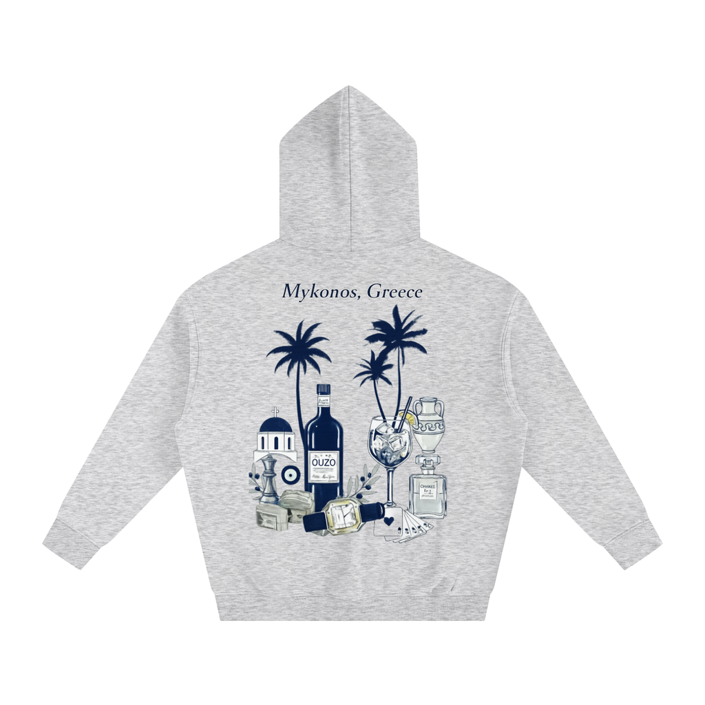 Mykonos Oversize Fleeced Hoodie