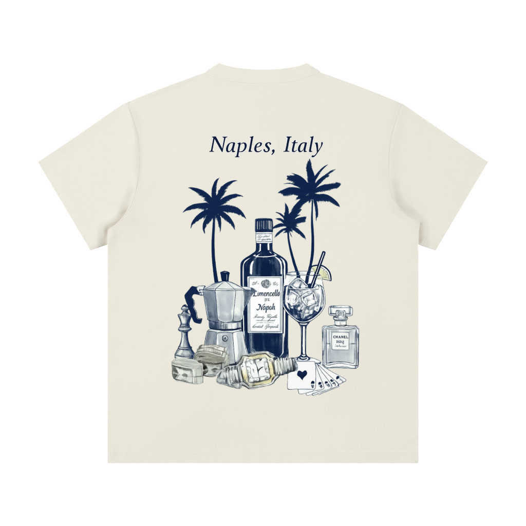 Naples: Short Sleeve Henley Shirt
