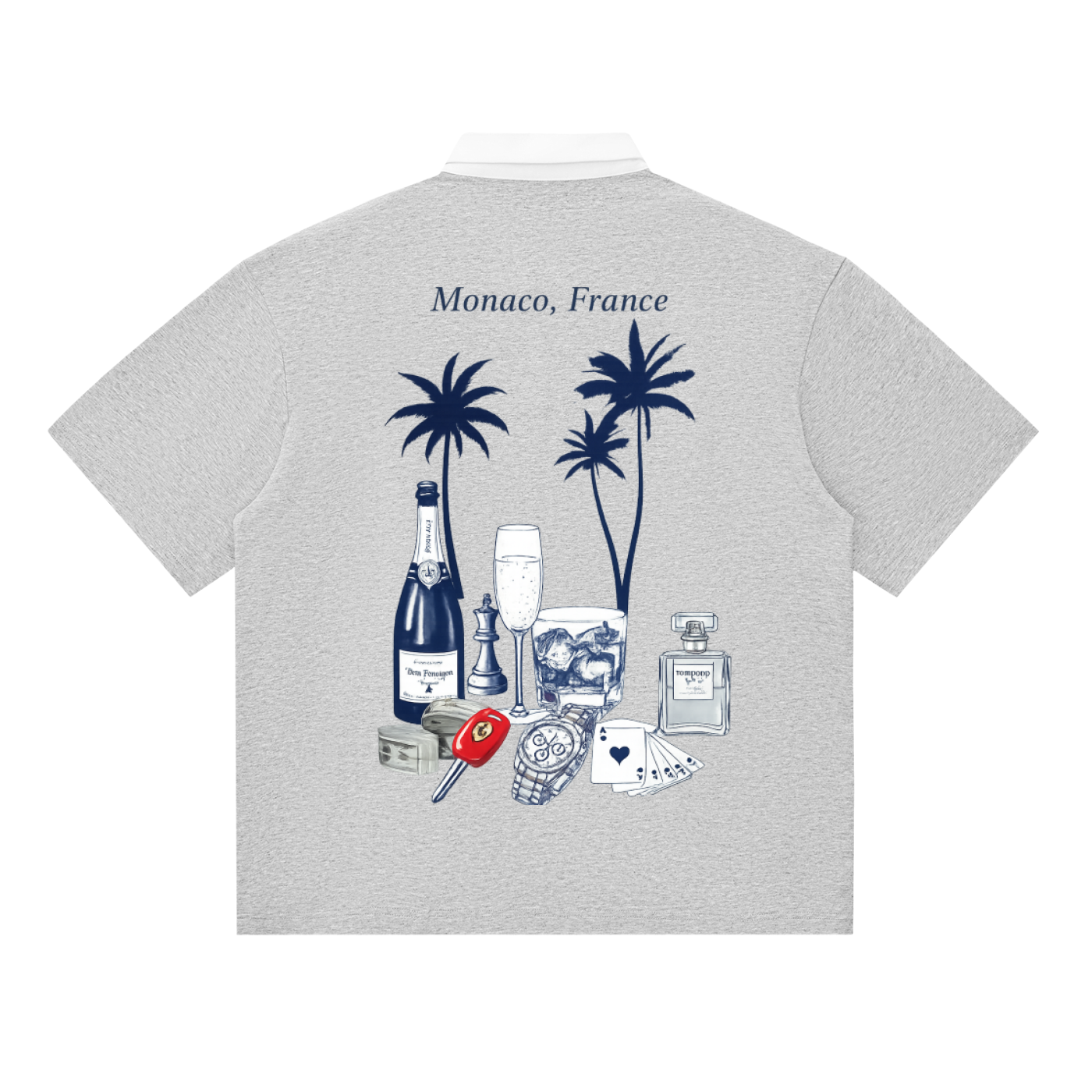 Monaco: Essential Contrast Polo Shirt