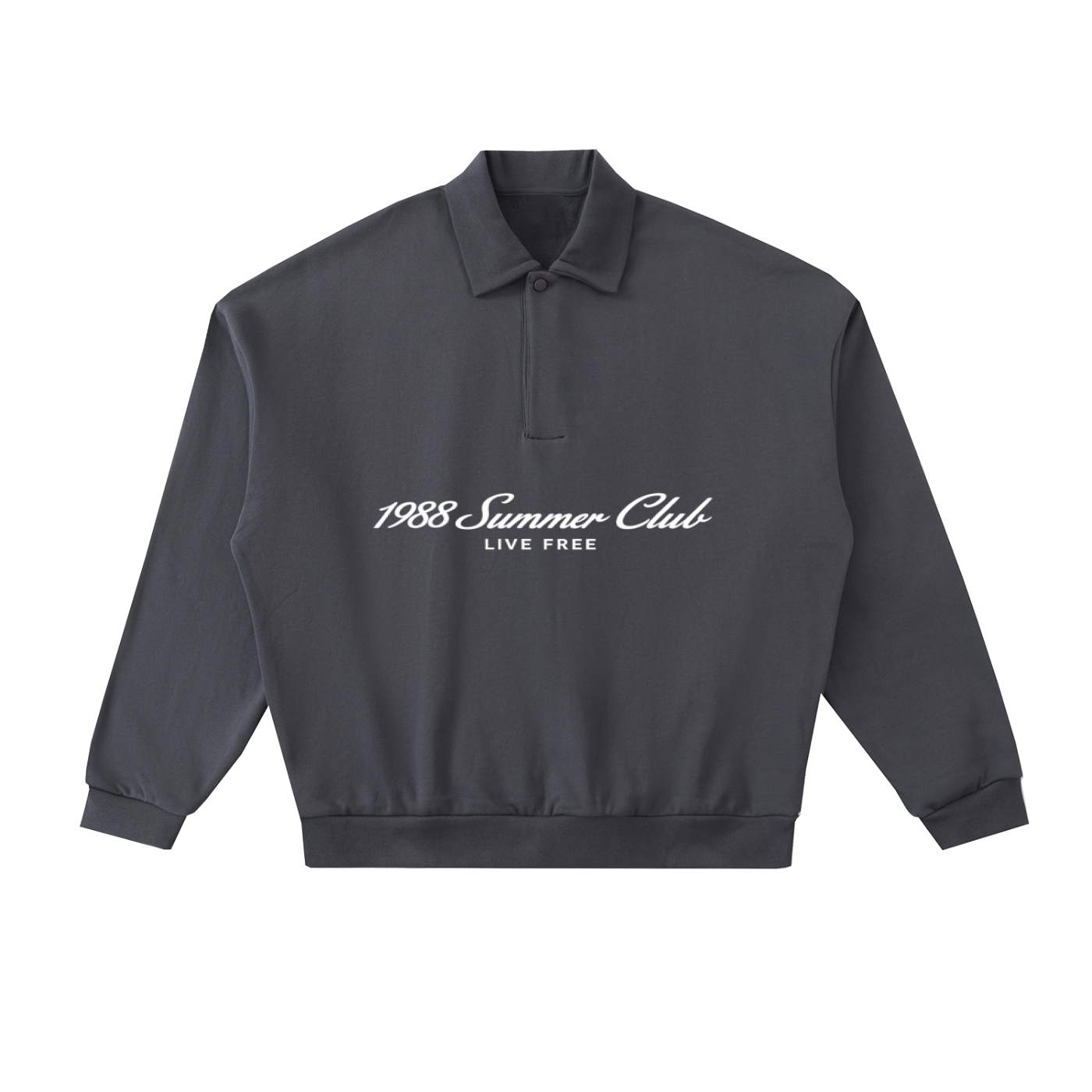 Monaco: Heavyweight Fleece Polo Sweatshirt