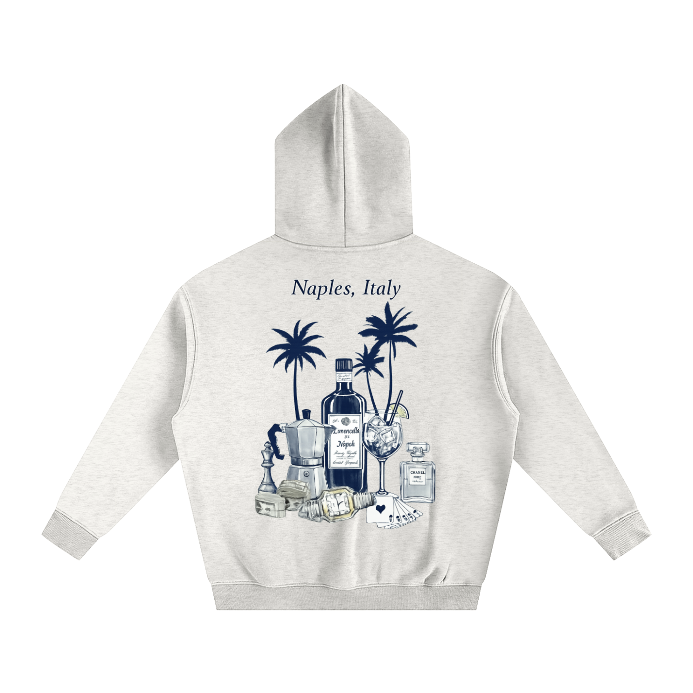 Naples: Oversize Fleeced Hoodie