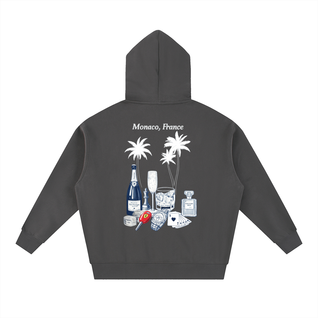 Monaco: Essential Oversized Fleece Boxy Hoodie