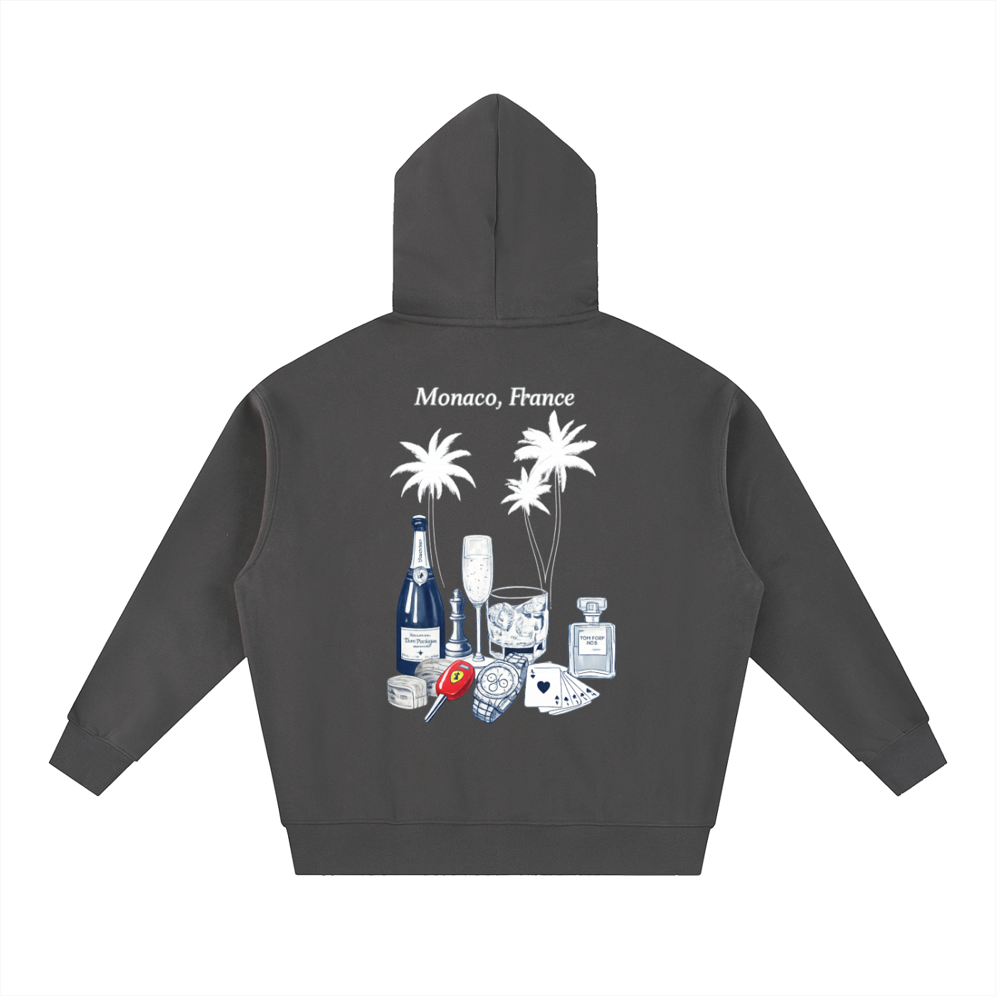 Monaco: Essential Oversized Fleece Boxy Hoodie