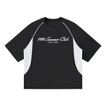 Mykonos Contrast Piping Panel Raglan T-Shirt