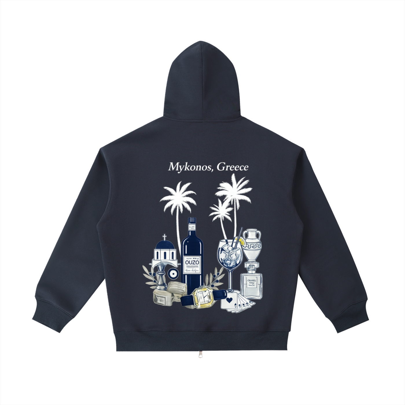 Mykonos Essential Heavyweight Pocket Hoodie