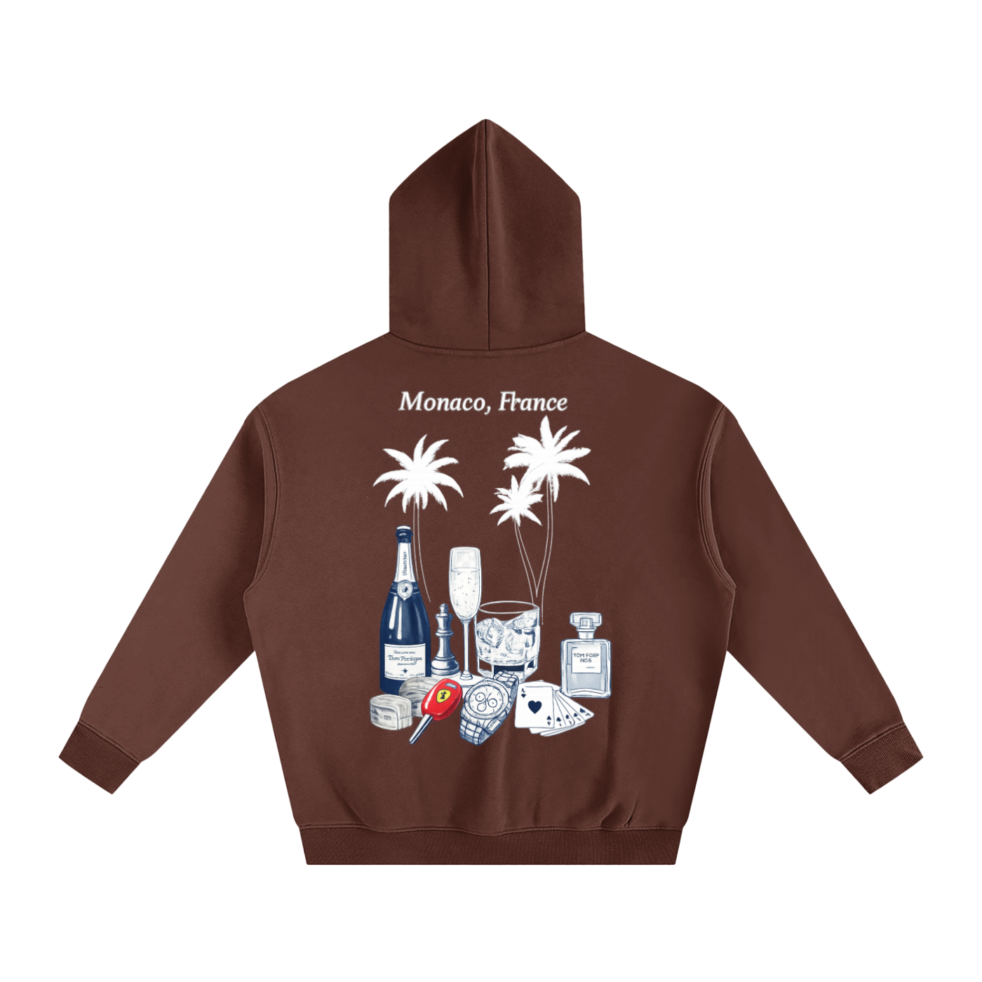 Monaco: Oversize Fleeced Hoodie