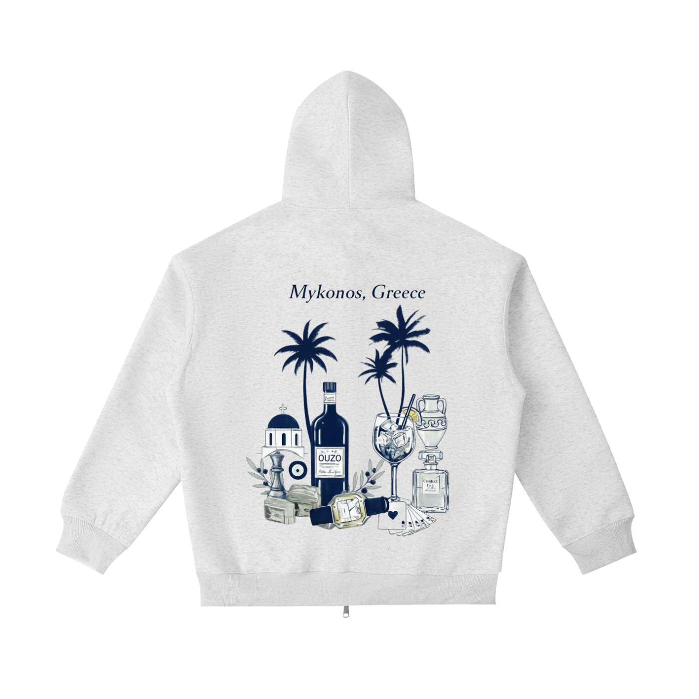 Mykonos Essential Heavyweight Pocket Hoodie