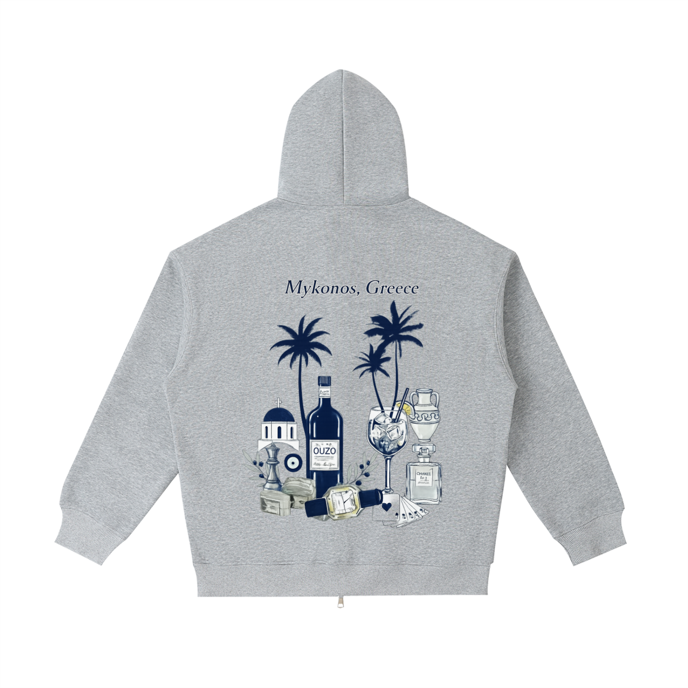 Mykonos Essential Heavyweight Pocket Hoodie
