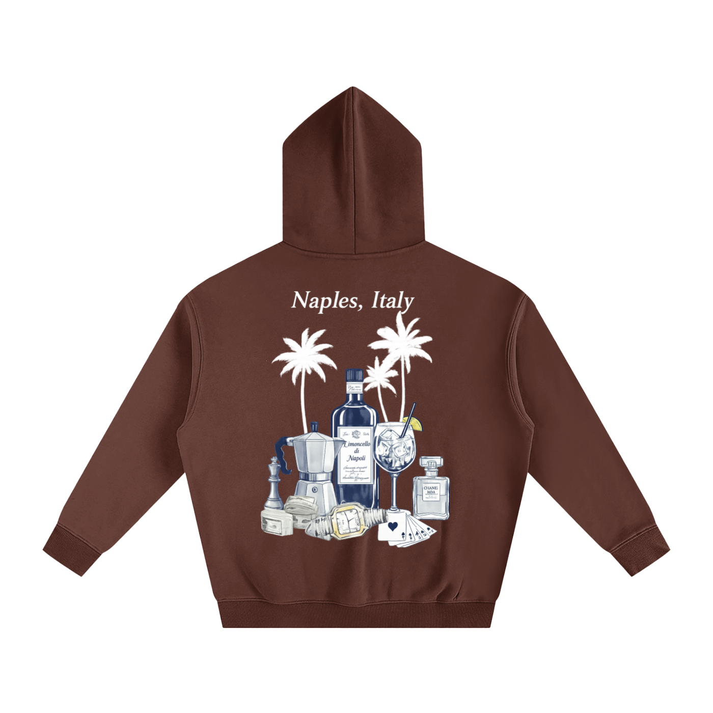 Naples: Oversize Fleeced Hoodie