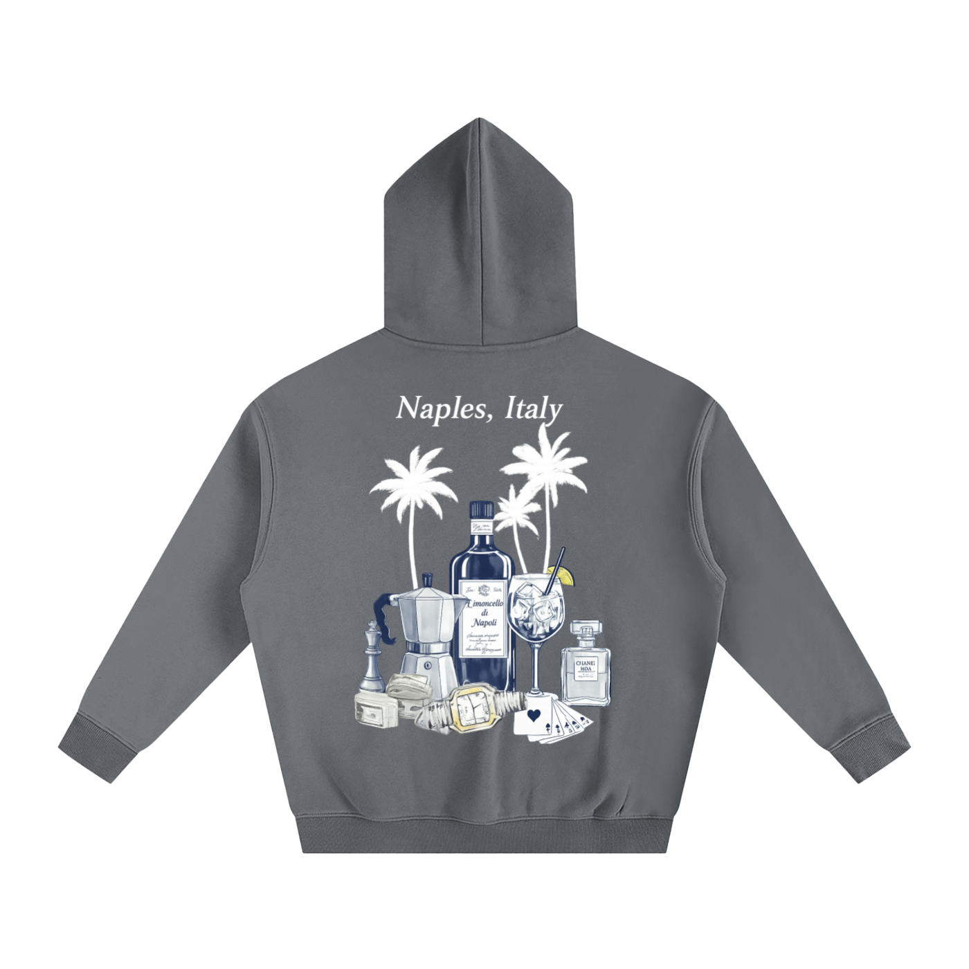Naples: Oversize Fleeced Hoodie