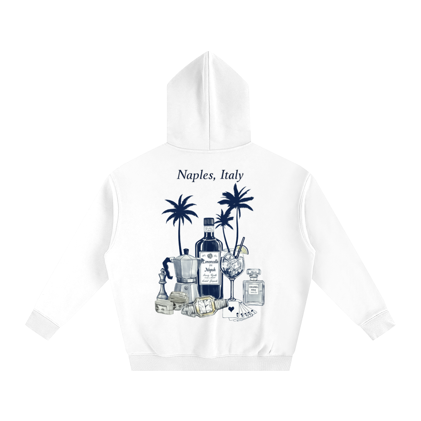 Naples: Oversize Fleeced Hoodie