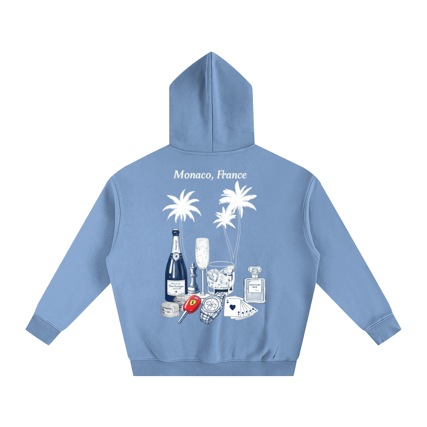 Monaco: Oversize Fleeced Hoodie