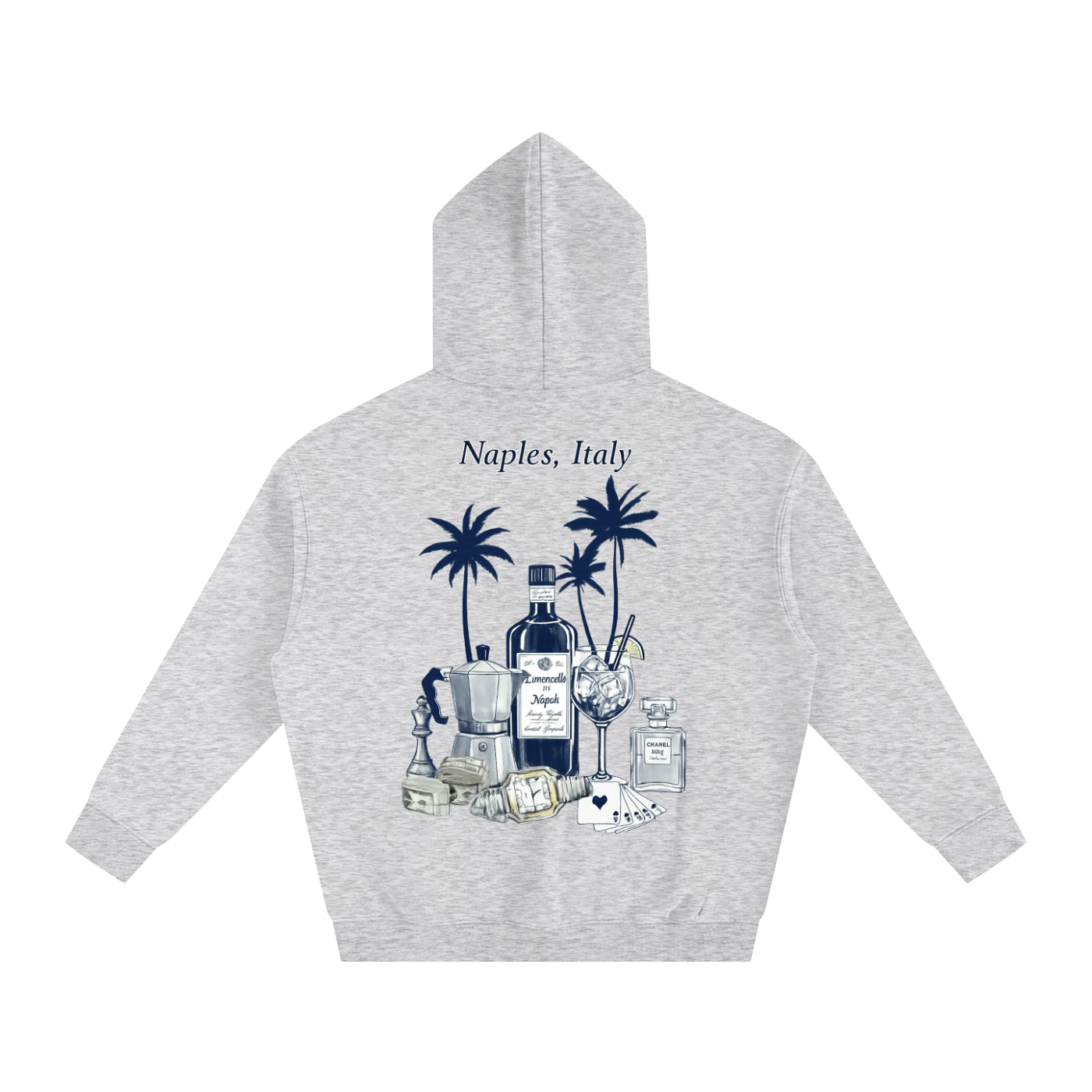Naples: Oversize Fleeced Hoodie