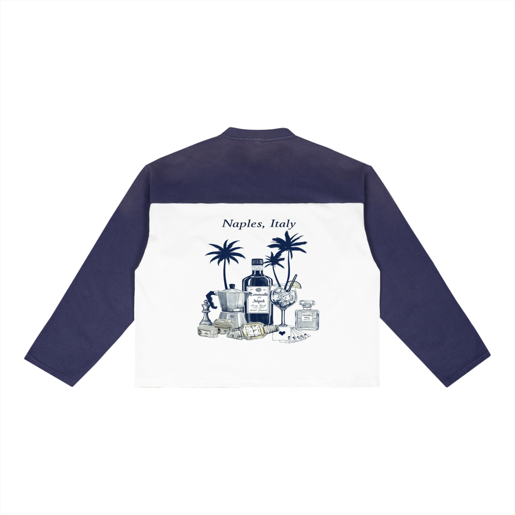 Naples: Sun Fade Color-Block T-Shirt