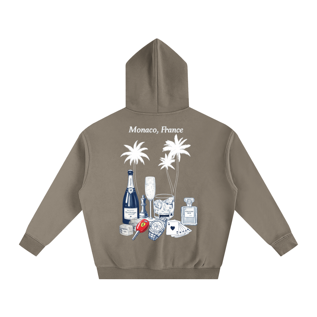 Monaco: Oversize Fleeced Hoodie