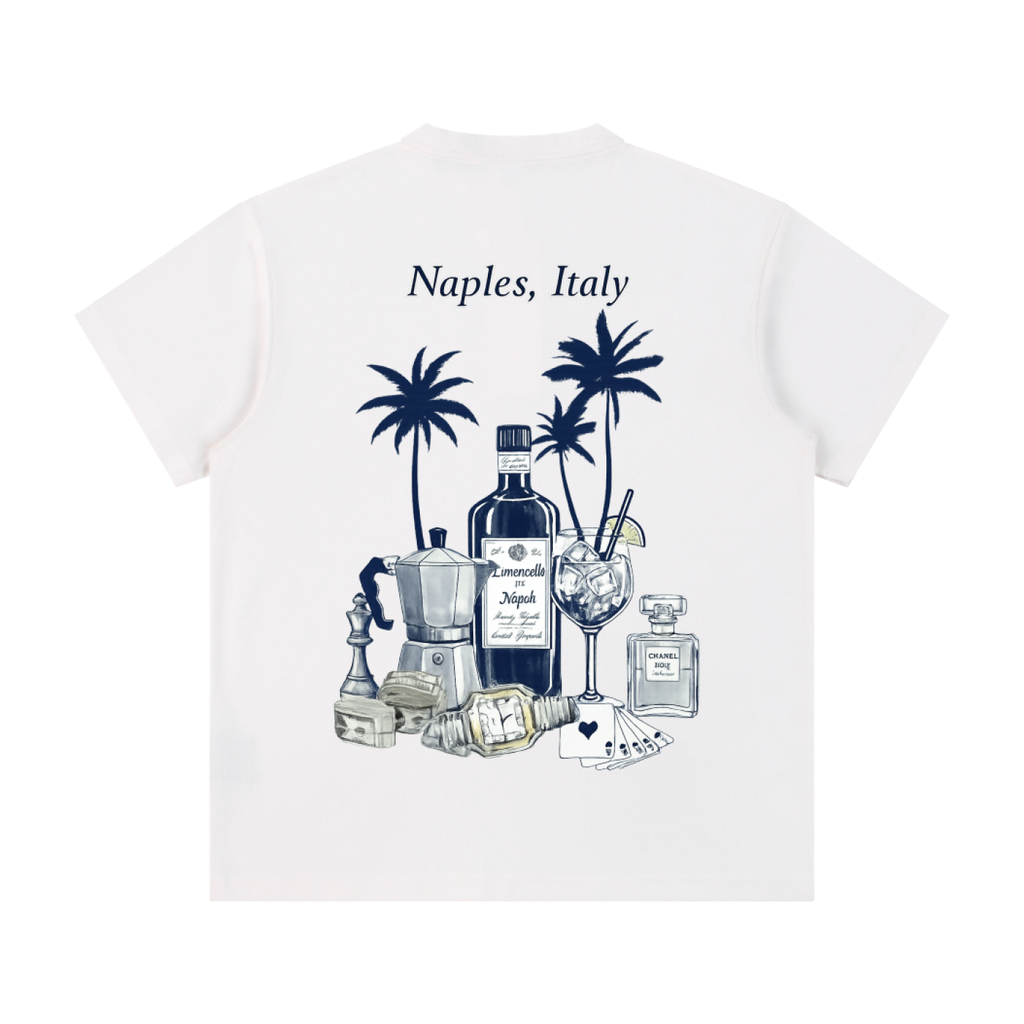Naples: Short Sleeve Henley Shirt