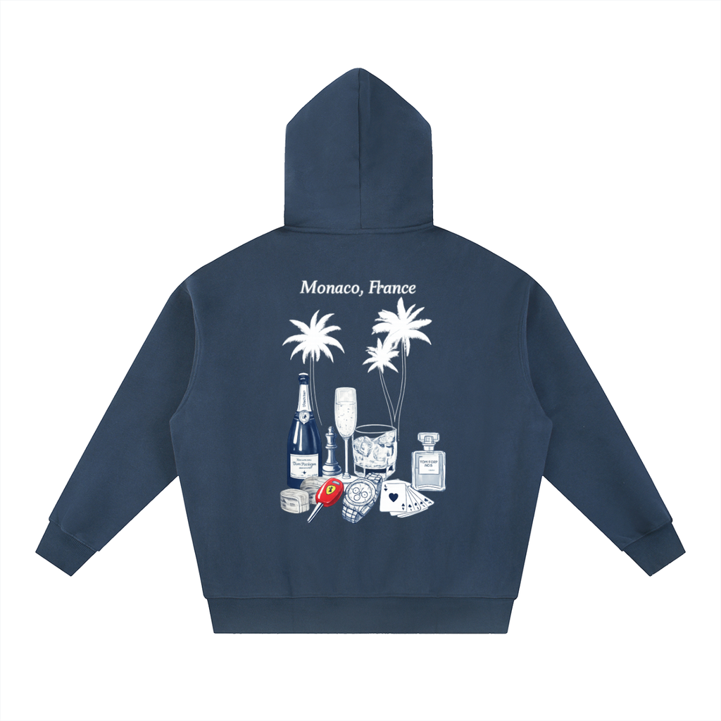 Monaco: Essential Oversized Fleece Boxy Hoodie