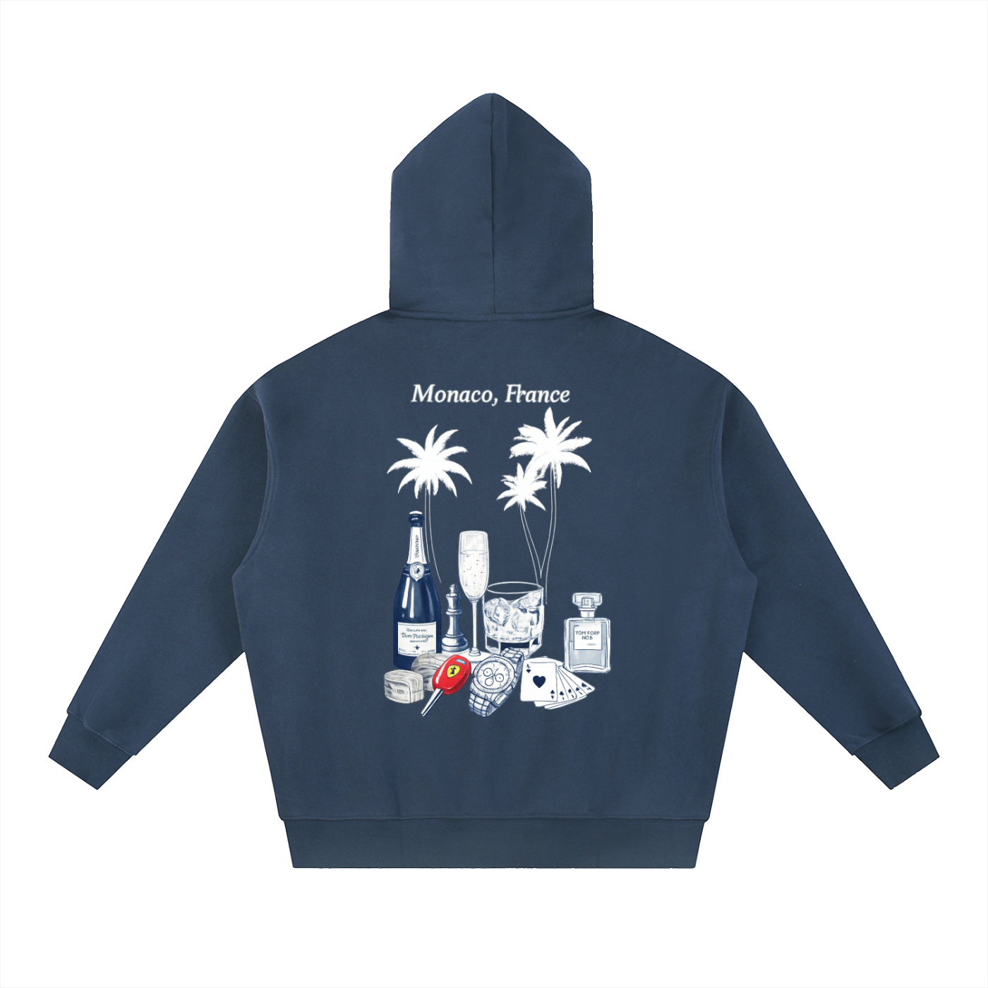 Monaco: Essential Oversized Fleece Boxy Hoodie
