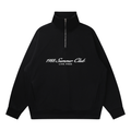 Monaco: Quarter-Zip Drop Shoulder Sweatshirt