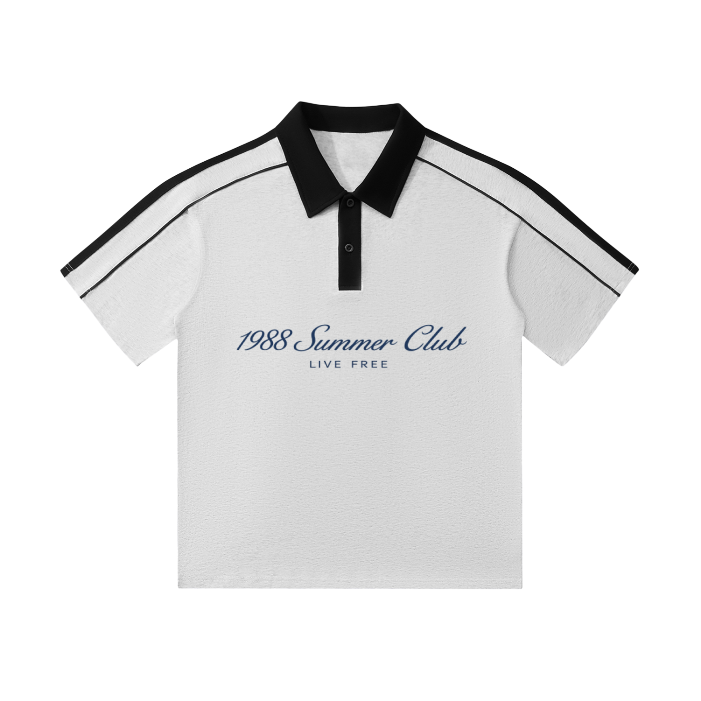 Mykonos Contrast Collar Short-Sleeve Polo Shirt