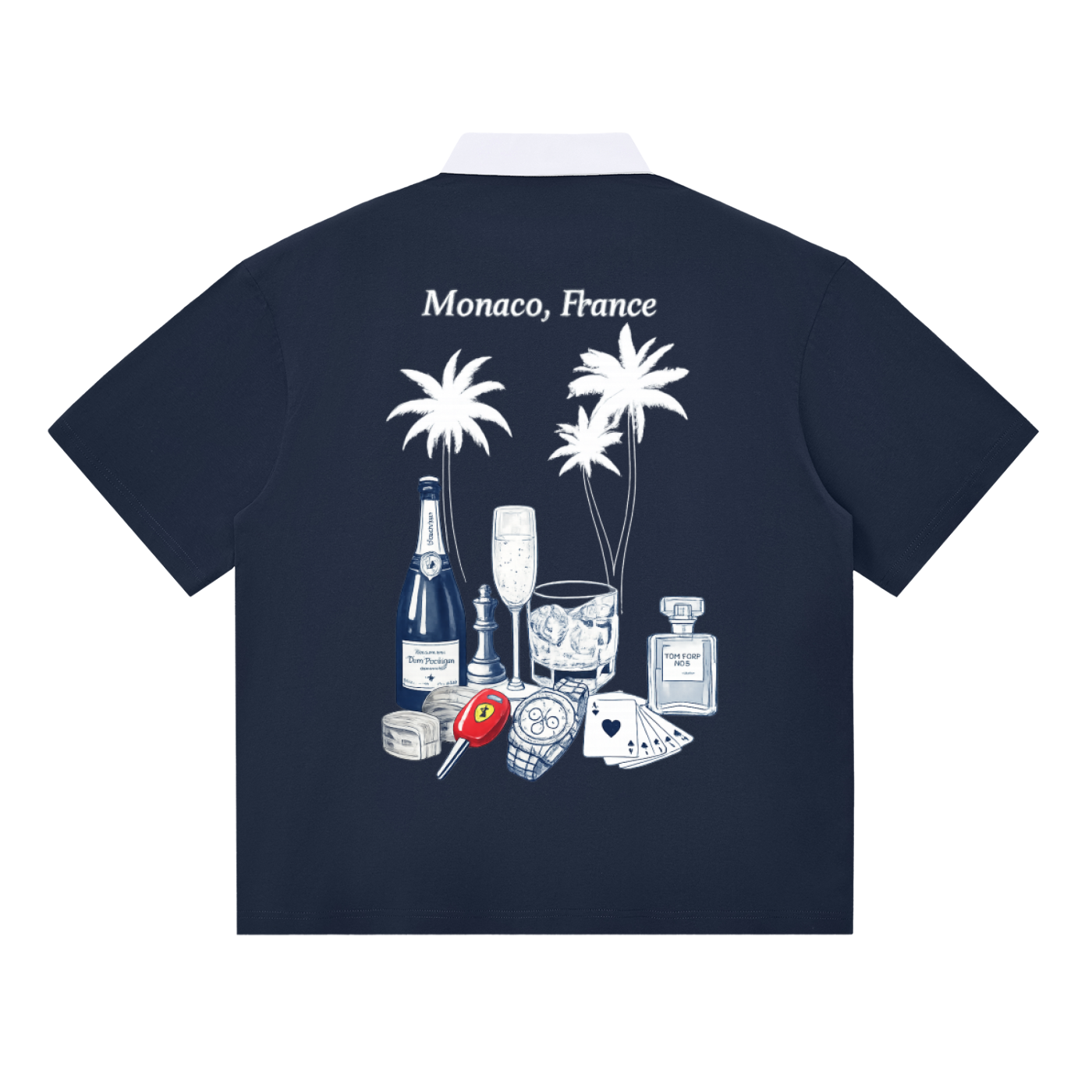 Monaco: Essential Contrast Polo Shirt