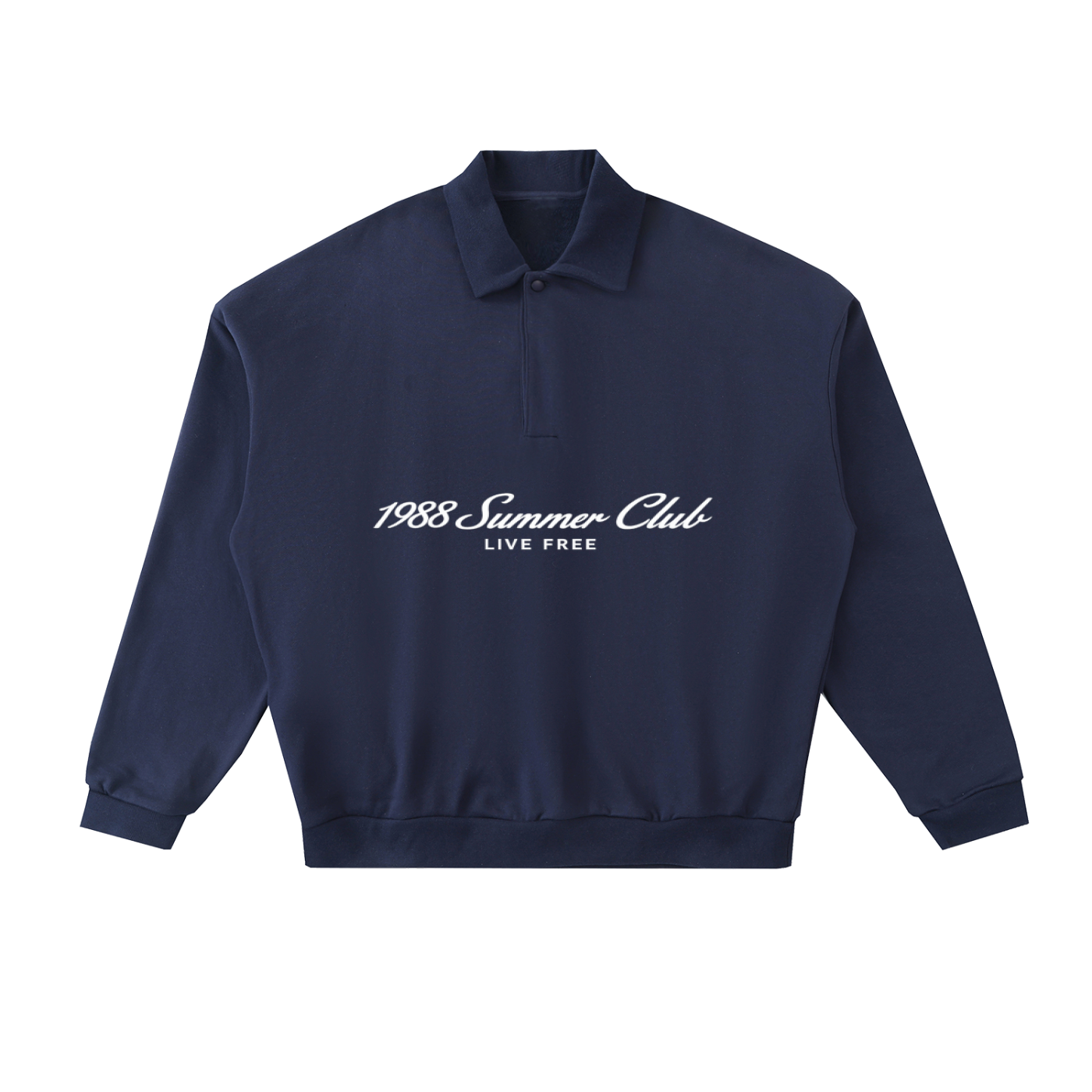 Monaco: Heavyweight Fleece Polo Sweatshirt