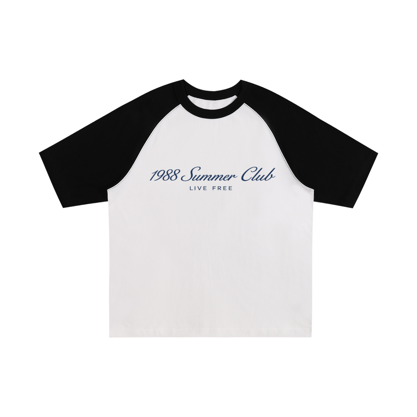 Monaco: Color-Blocked Raglan Sleeve T-Shirt