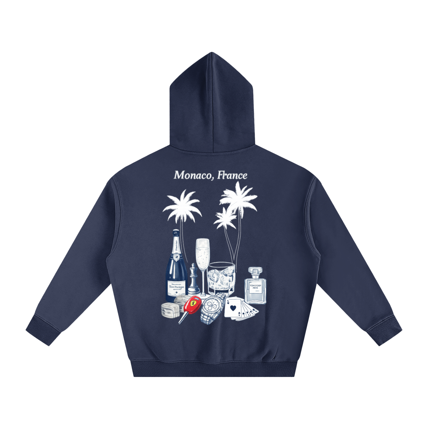 Monaco: Oversize Fleeced Hoodie