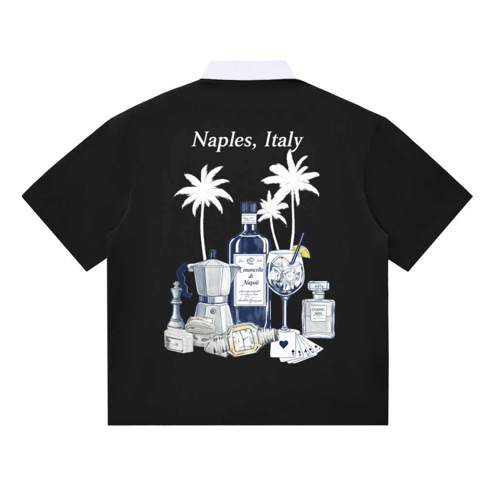 Naples: Essential Contrast Polo Shirt