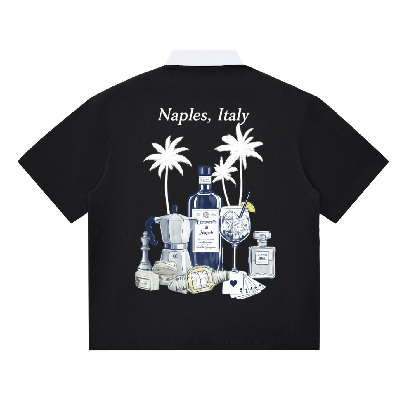 Naples: Essential Contrast Polo Shirt