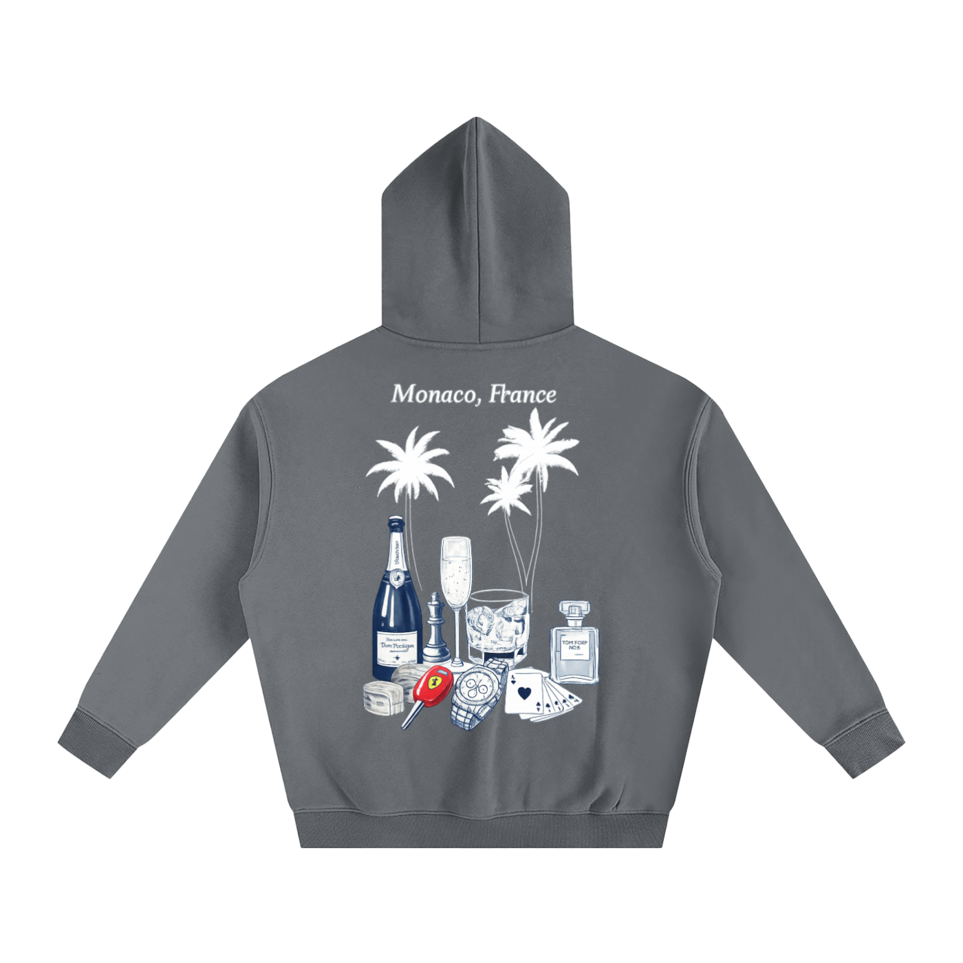 Monaco: Oversize Fleeced Hoodie