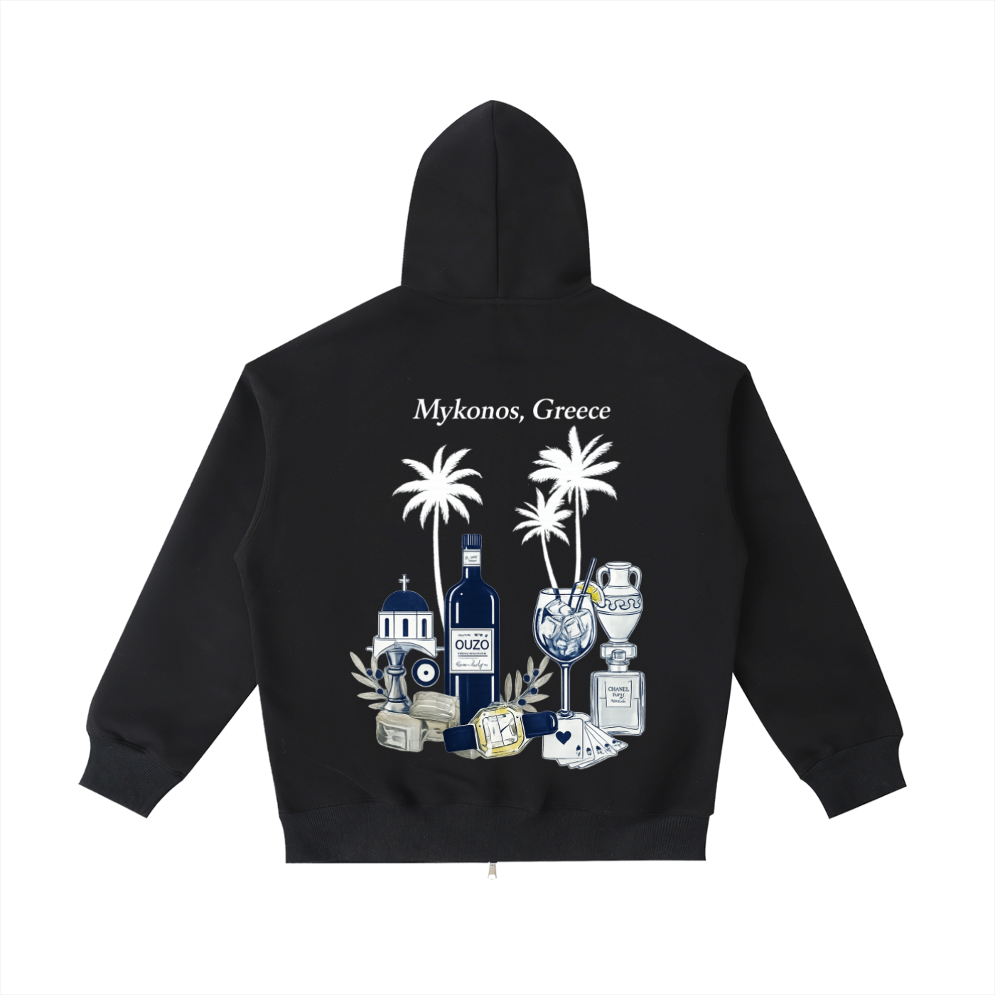 Mykonos Essential Heavyweight Pocket Hoodie