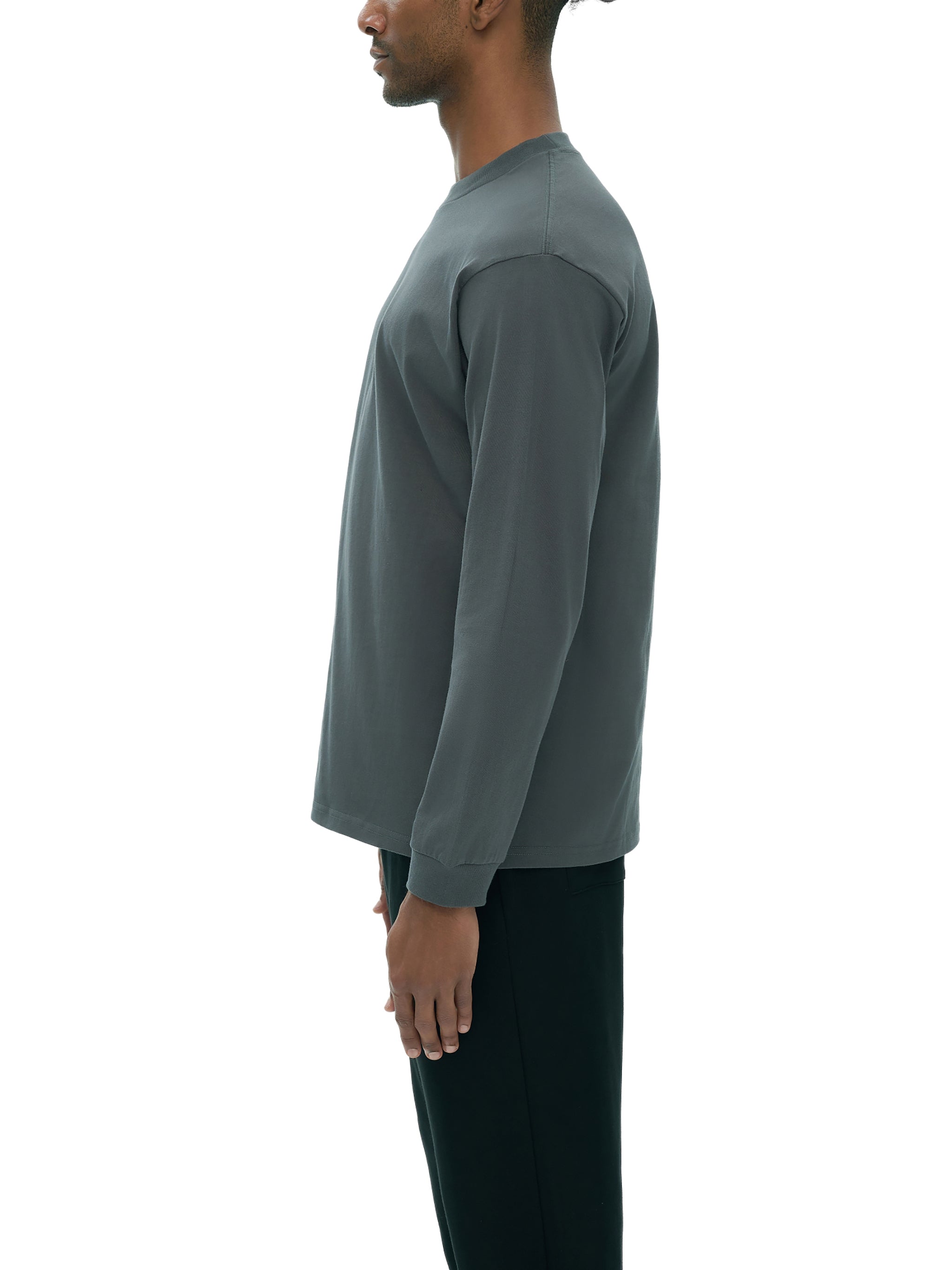 Mykonos Crew Neck Drop Shoulder Long Sleeve Shirt