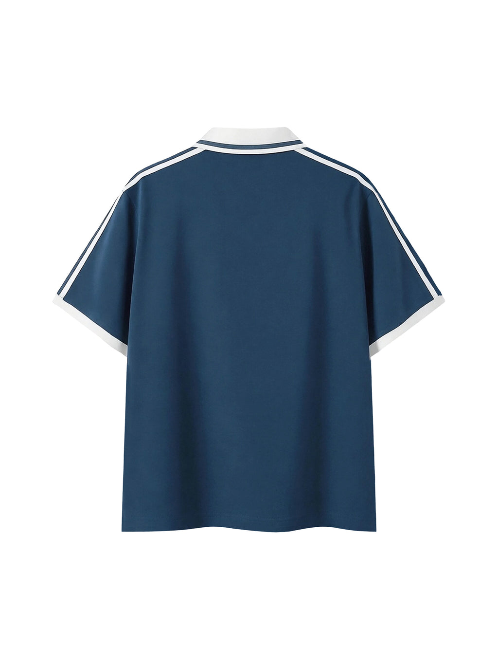 Mykonos Unisex Contrast Piping Polo Shirt
