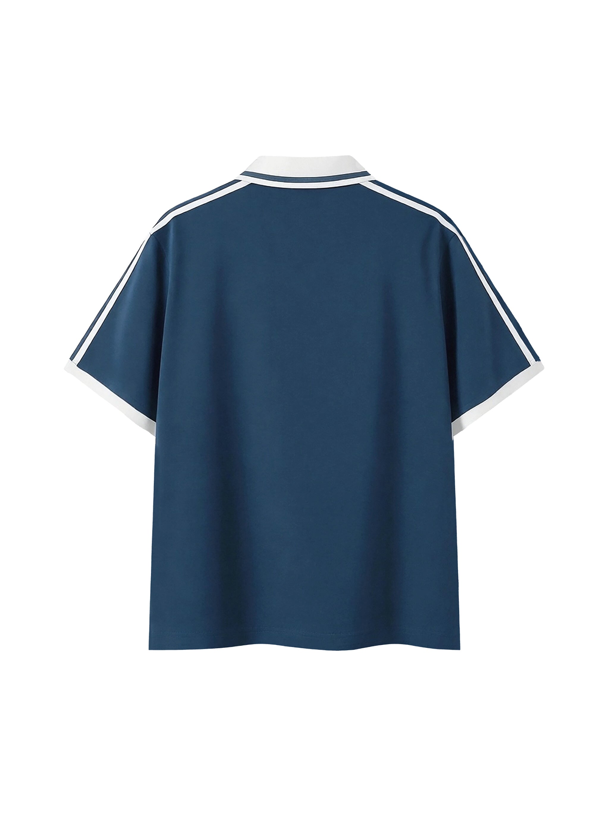 Mykonos Unisex Contrast Piping Polo Shirt