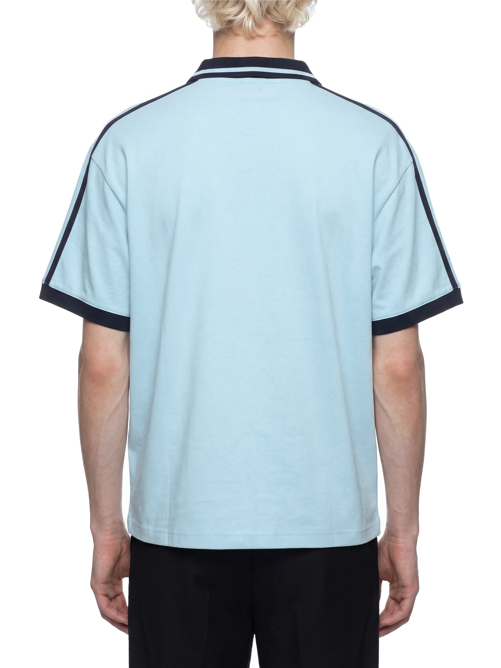 Mykonos Unisex Contrast Piping Polo Shirt